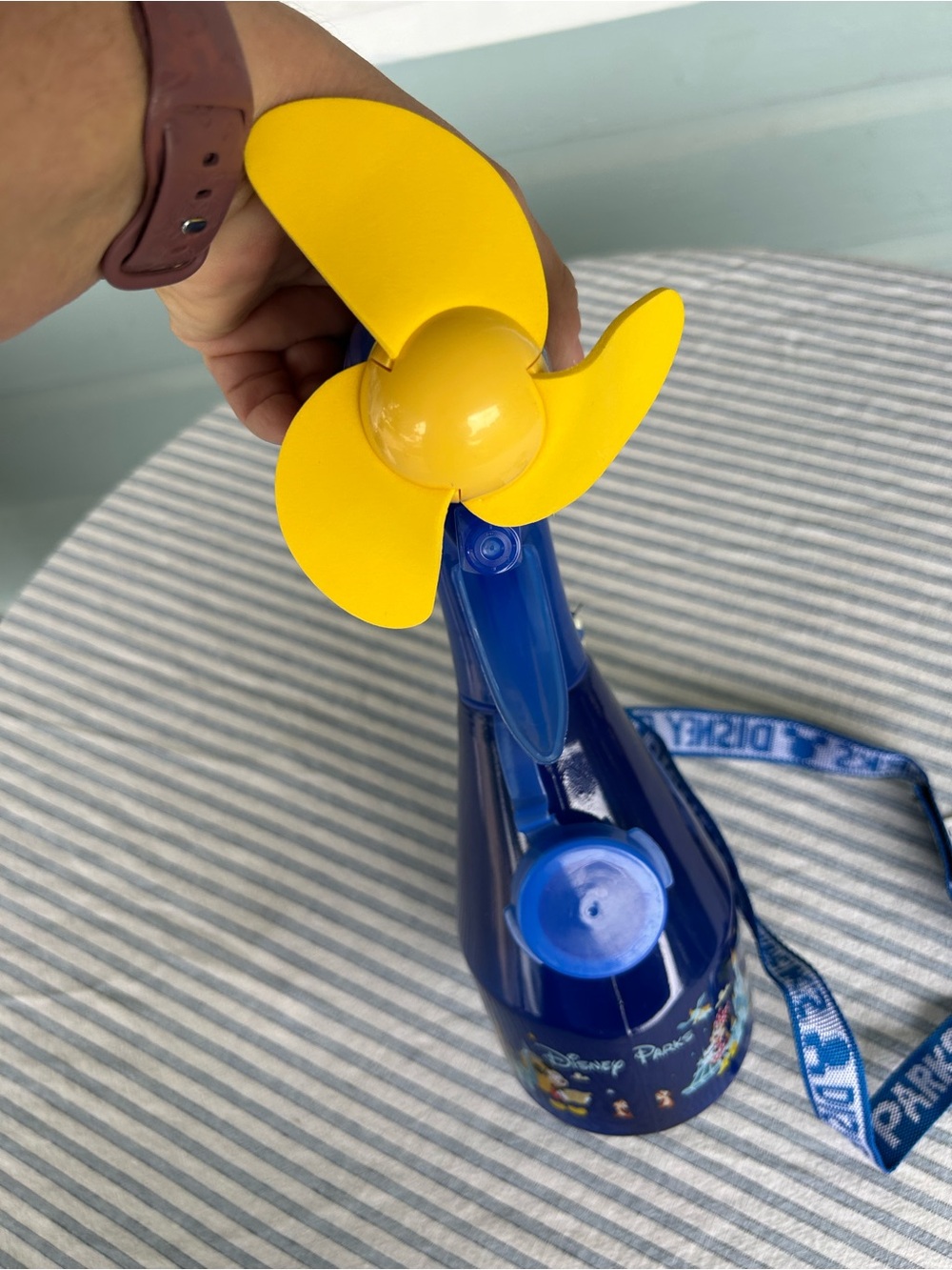 Walt Disney Parks Misting Water Spray Bottle Fan with Lanyard - Picture 8 of 11